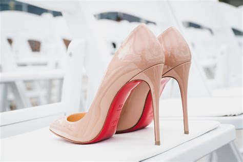 louboutin Louis Vuitton wedding shoes